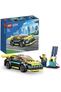 ® City Elektrikli Spor Araba 60383 - 5 Yaş ve Üzeri Çocuklar için Oyuncak Yapım Seti (95 Parça)